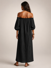 Sieglinde | Off-Shoulder-Maxikleid