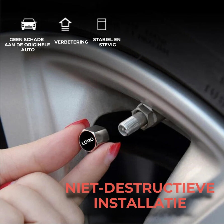 Autobanden Ventieldopjes set (4 stuks)