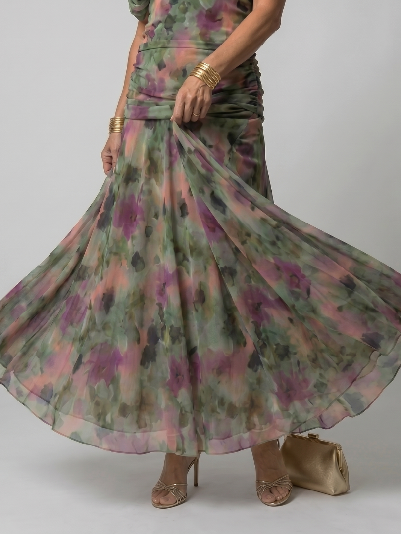 Silke | Off-Shoulder Midikleid