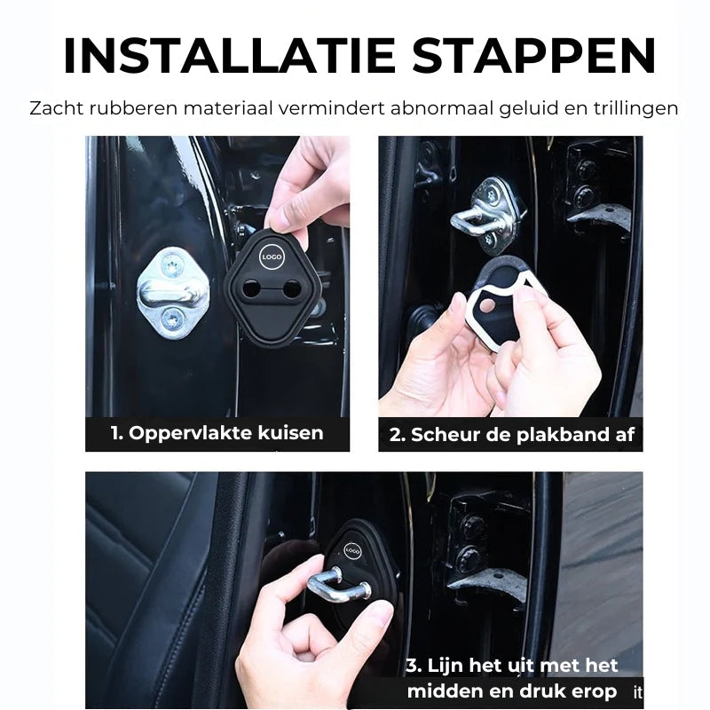 Silicone Deurgrendel Beschermhoes (4st) - Op maat