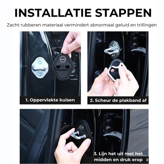 Silicone Deurgrendel Beschermhoes (4st) - Op maat