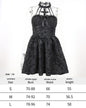 Dark Halloween Style Punk Dress Sexy Lace Print Party Dress Cosplay  Streetwear Y2K Skirt