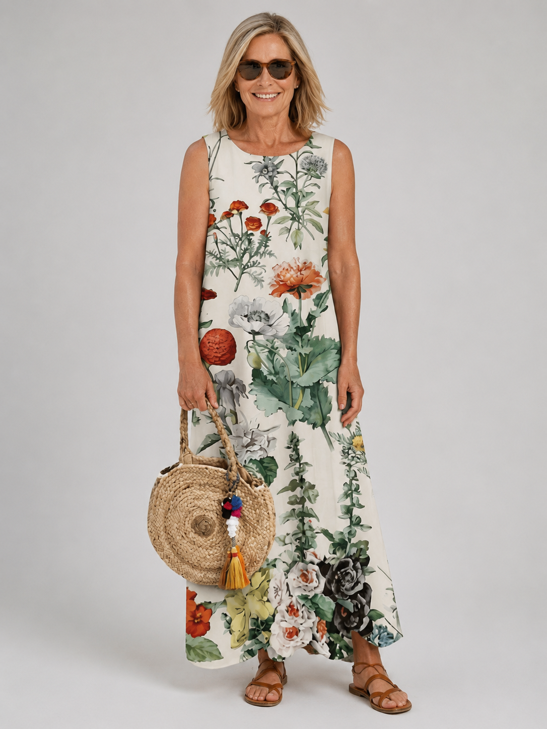 Fiona | Federleichtes Midikleid