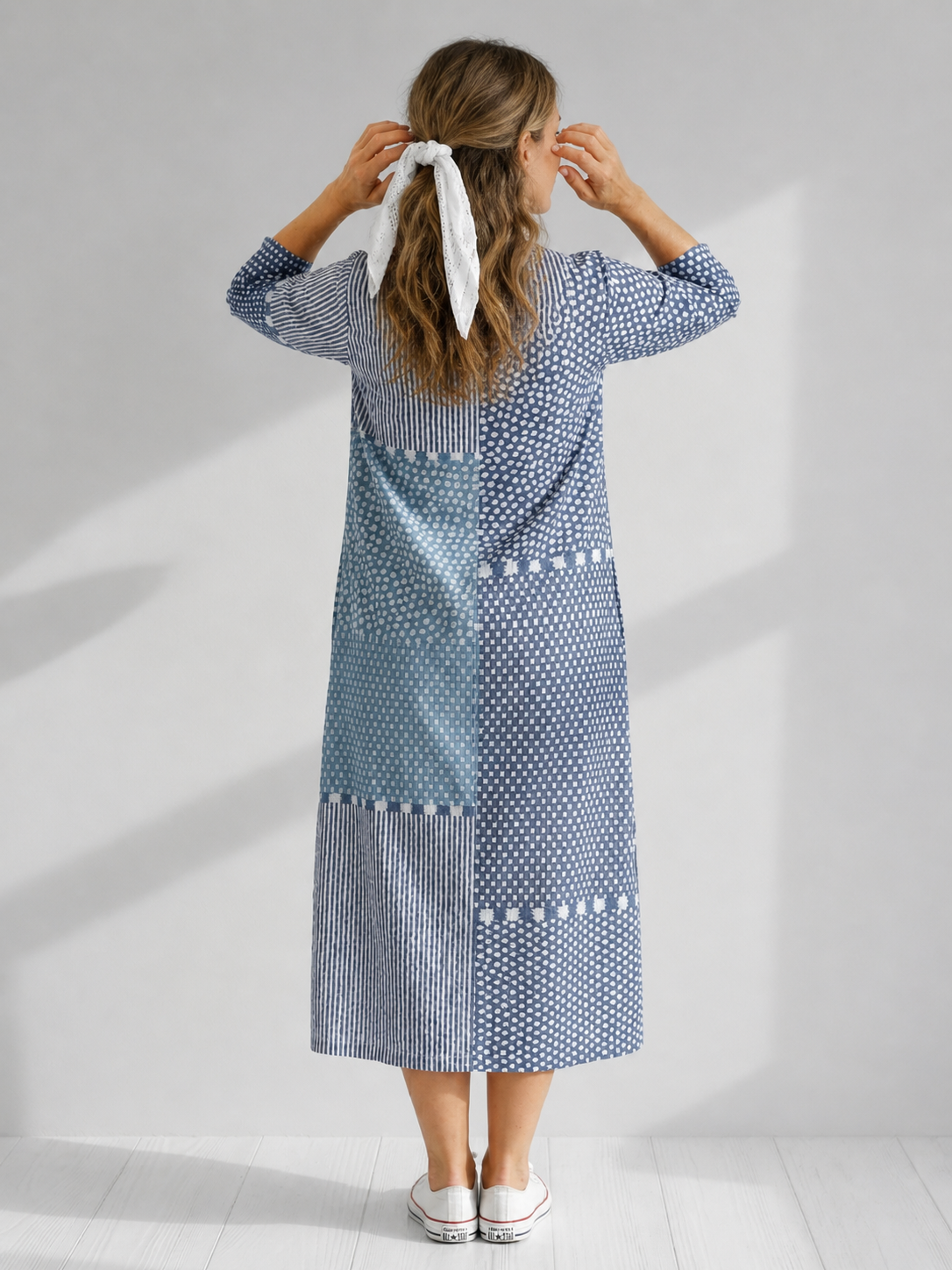 Doris | Patchwork-Midikleid