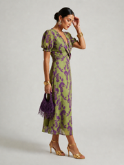 Michaela | Florales Midikleid
