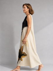 Irmgard | Weiches Herbst-Maxikleid