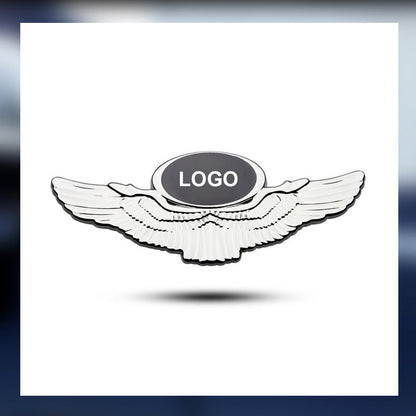 3D Metalen Autostickers Gevleugeld