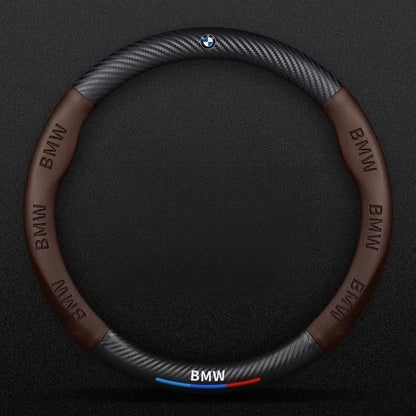 Carbon / Suede Stuurwielhoes