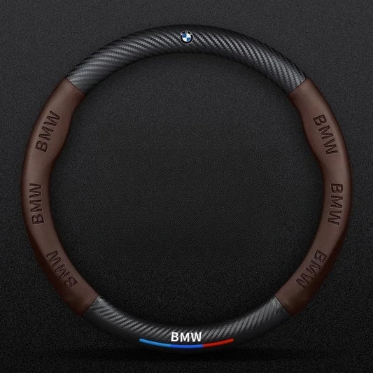 Carbon / Suede Stuurwielhoes