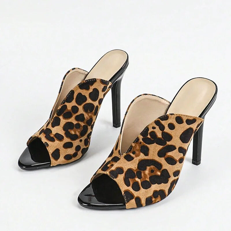 Leona | Mules mit Leopardenmuster – Ansicht 07