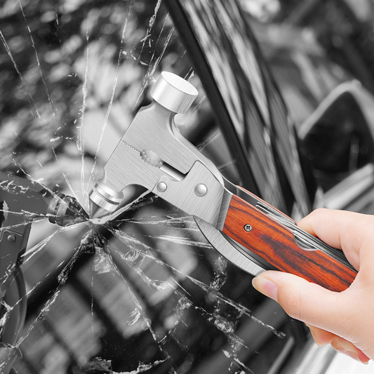 Multi-Functional Car Safety Hammer - Emergency Tool for Escape & Protection