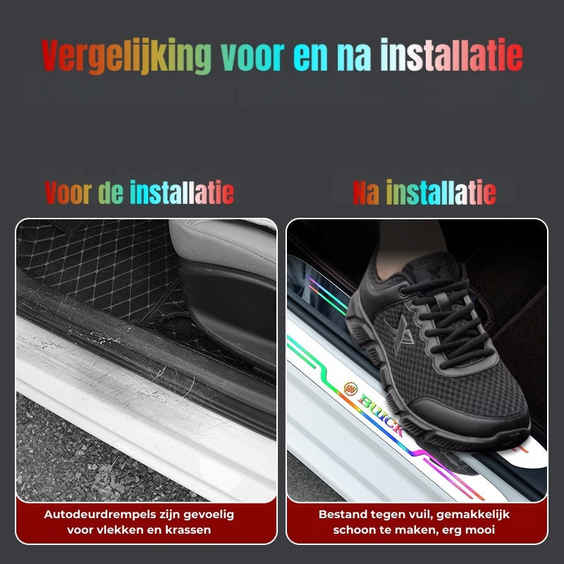 Acryl Auto Dorpellijsten (volledige set van 4 stuks)