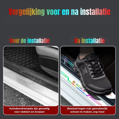 Acryl Auto Dorpellijsten (volledige set van 4 stuks)