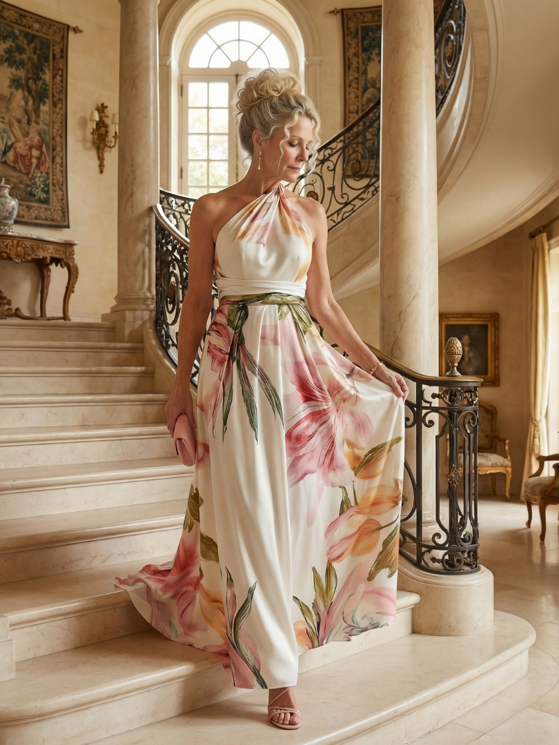 Daniela | Florales Maxikleid