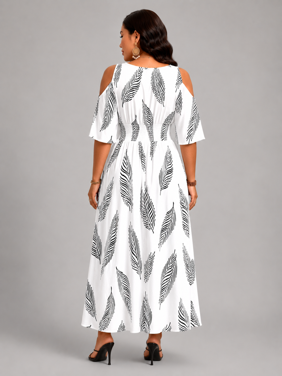 Frieda | Luftiges Boho Midikleid