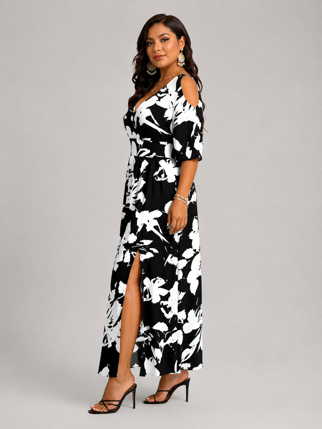 Frieda | Luftiges Boho Midikleid