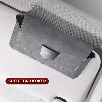 Zonneklep Suède Brilkoker