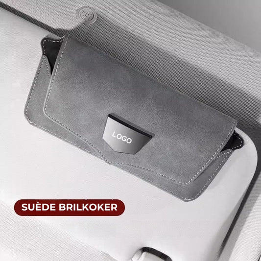 Zonneklep Suède Brilkoker