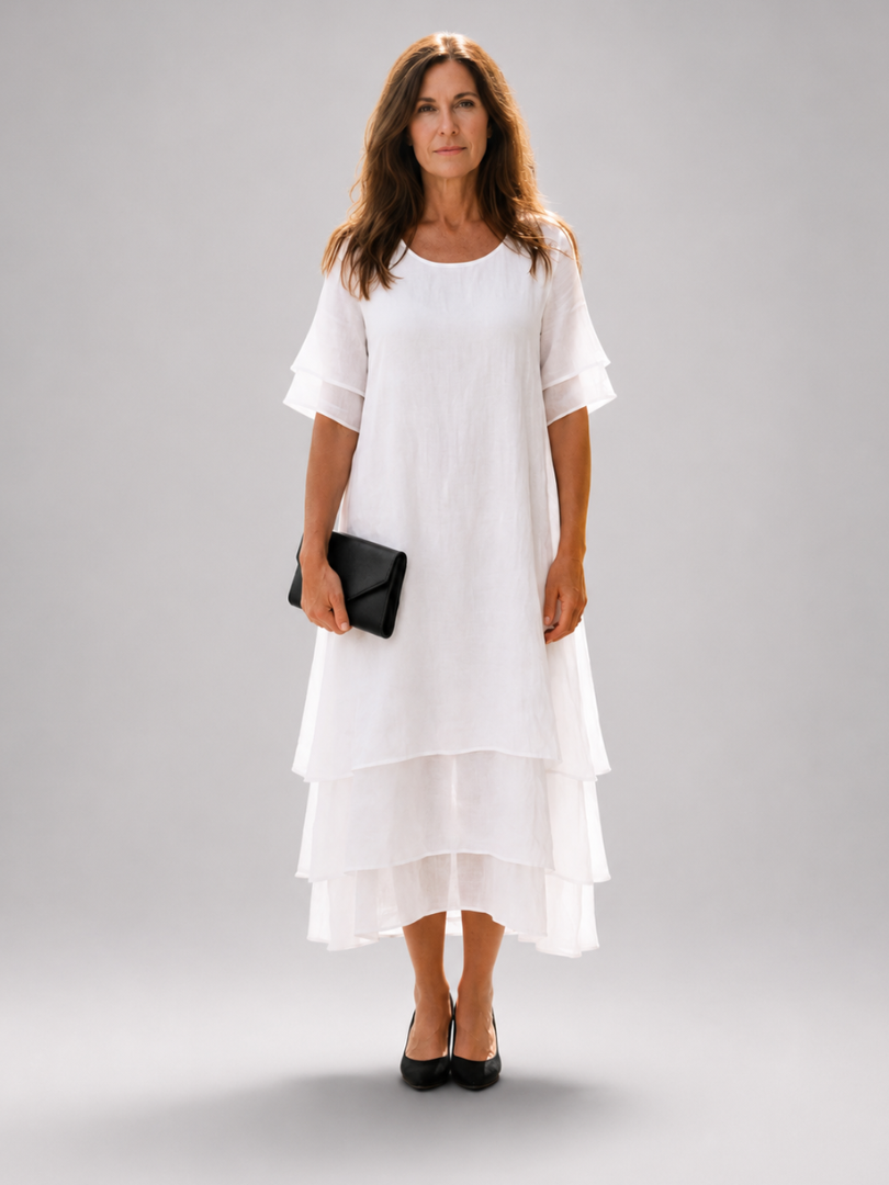 Belen | Gestuftes Midikleid