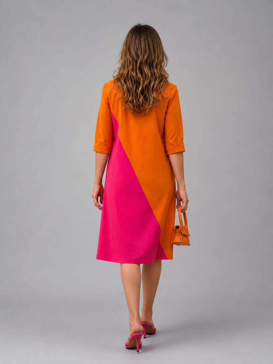 Jacqueline | Schlichtes Midikleid