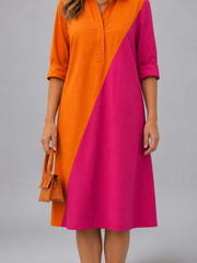 Jacqueline | Schlichtes Midikleid