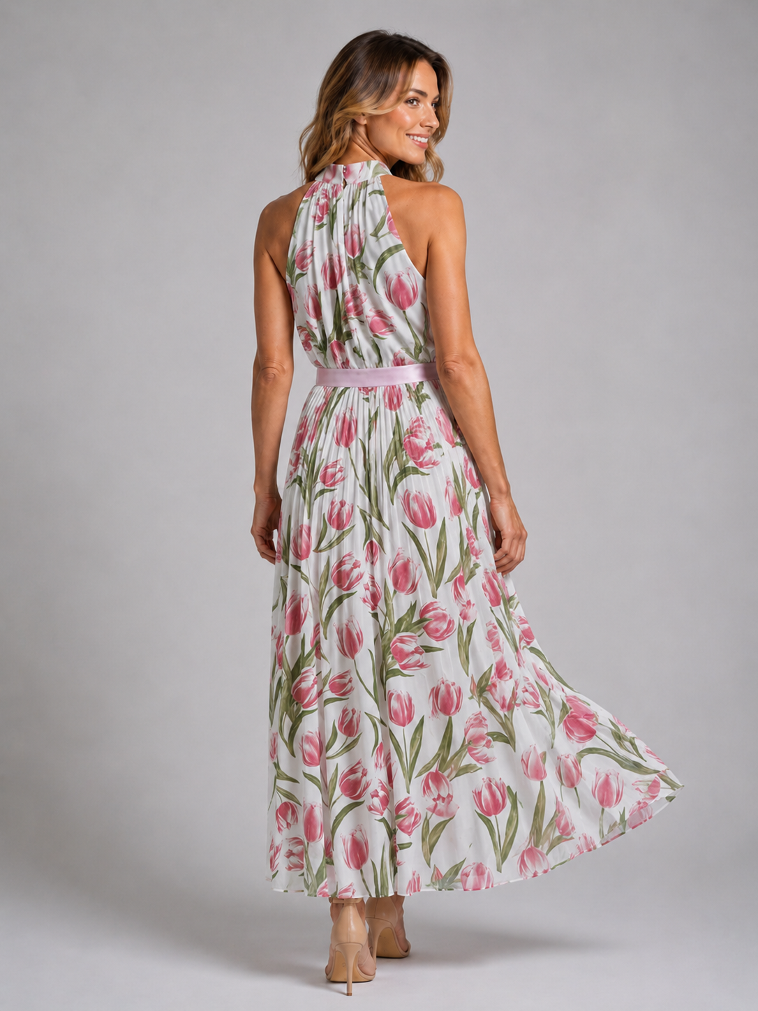 Jutta | Blumen-Midikleid