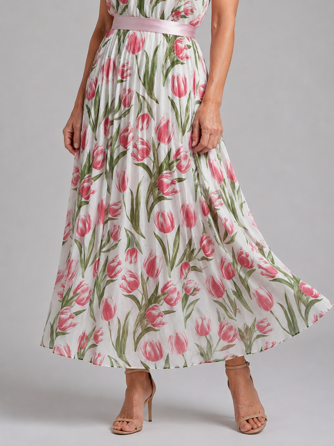 Jutta | Blumen-Midikleid