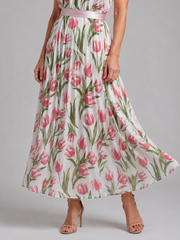 Jutta | Blumen-Midikleid