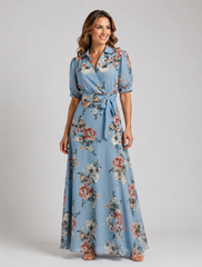 Lena | Florales Maxikleid