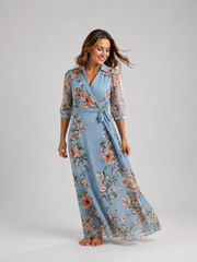 Lena | Florales Maxikleid