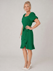 Magdalena – Minikleid mit Puffärmeln – Ansicht 01
