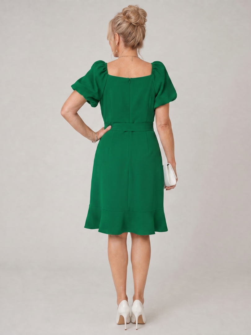 Magdalena – Minikleid mit Puffärmeln – Ansicht 01