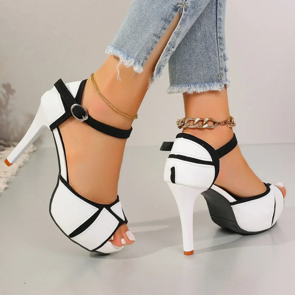 Mareike | Elegante Peeptoe-Plateaupumps – Ansicht 01