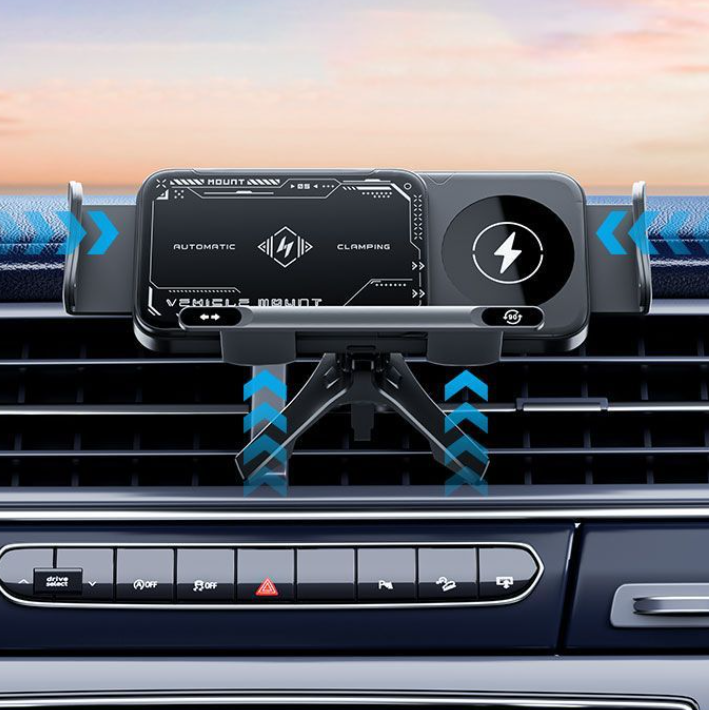 Car Mount Electric  Stand – Wireless Charging Compatible