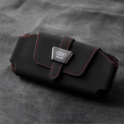 Luxe Suède Zonnebrilhouder