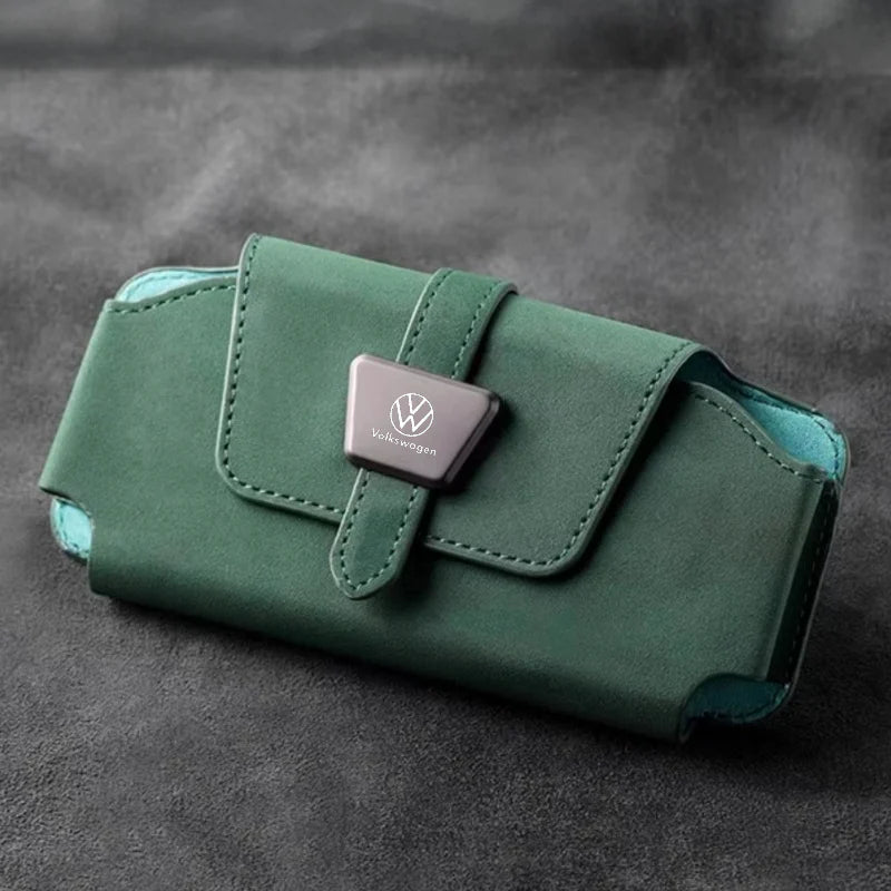 Luxe Suède Zonnebrilhouder