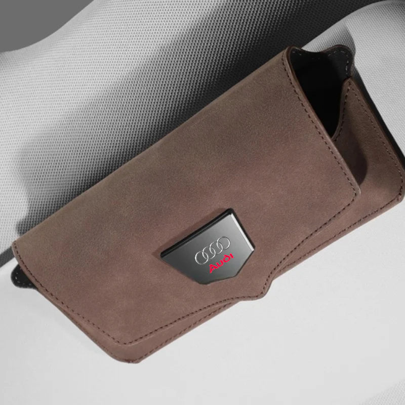 Premium Suède Zonnebrilhouder