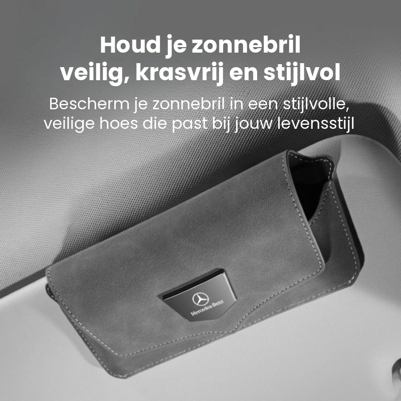 Premium Suède Zonnebrilhouder