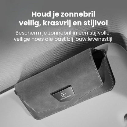 Premium Suède Zonnebrilhouder