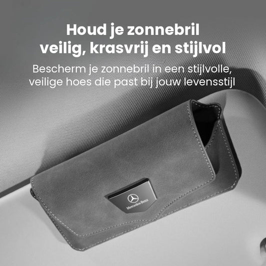 Premium Suède Zonnebrilhouder