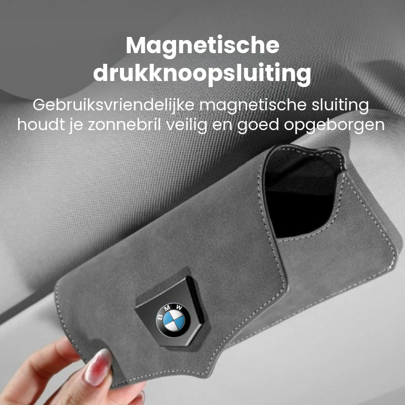 Premium Suède Zonnebrilhouder