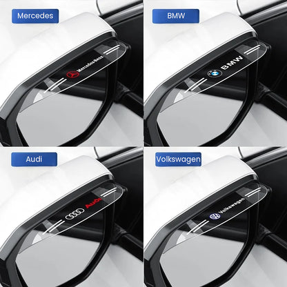 Transparante Zijspiegel-Regenkap-2 Stuks