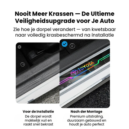 Anti-kraskrassen Autostickers, 4 Stuks