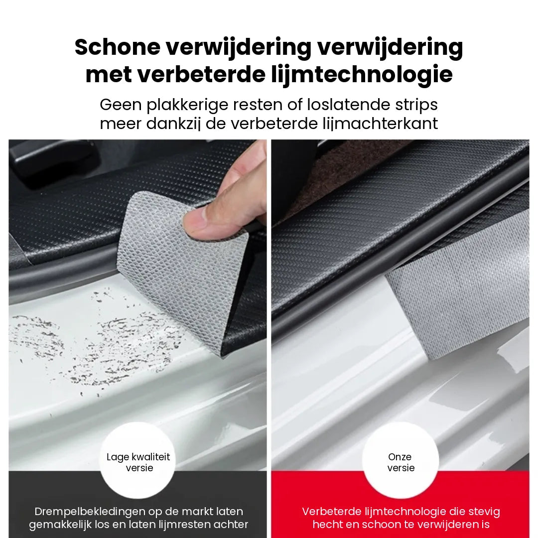 Glow-in-the-Dark Carbonstickers - 5 Stuks