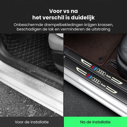 Glow-in-the-Dark Carbonstickers - 5 Stuks