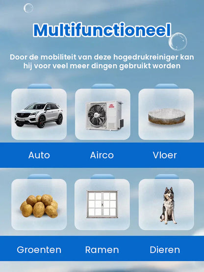 Draagbare Hogedrukreiniger