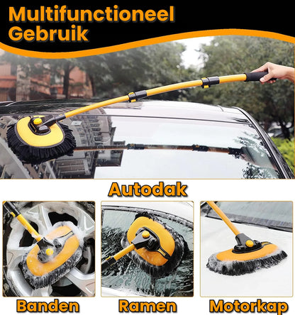Uitschuifbare Autowasmop