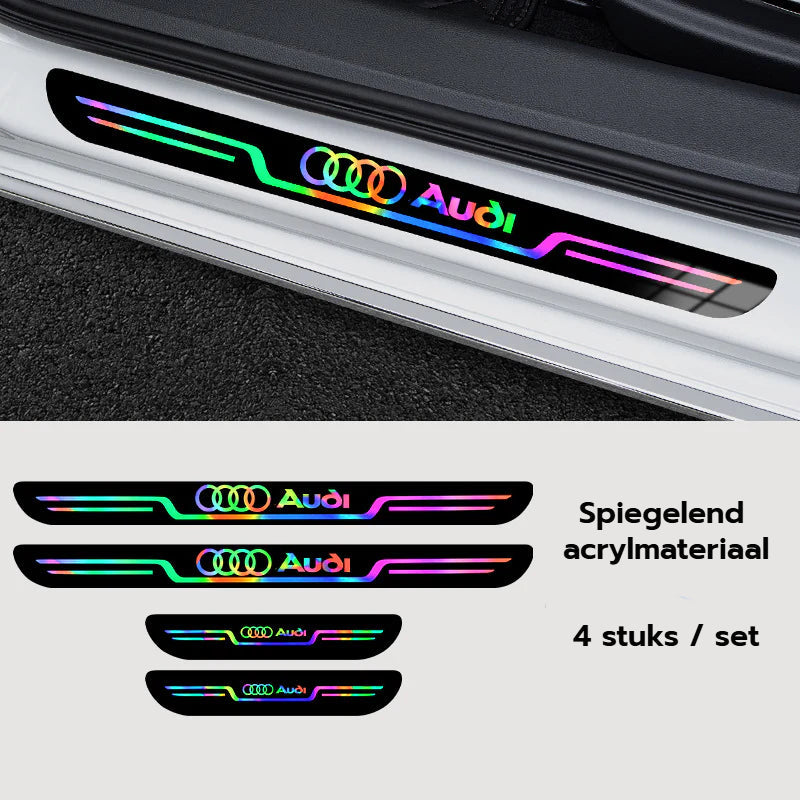 Acryl Auto Dorpellijsten (volledige set van 4 stuks)