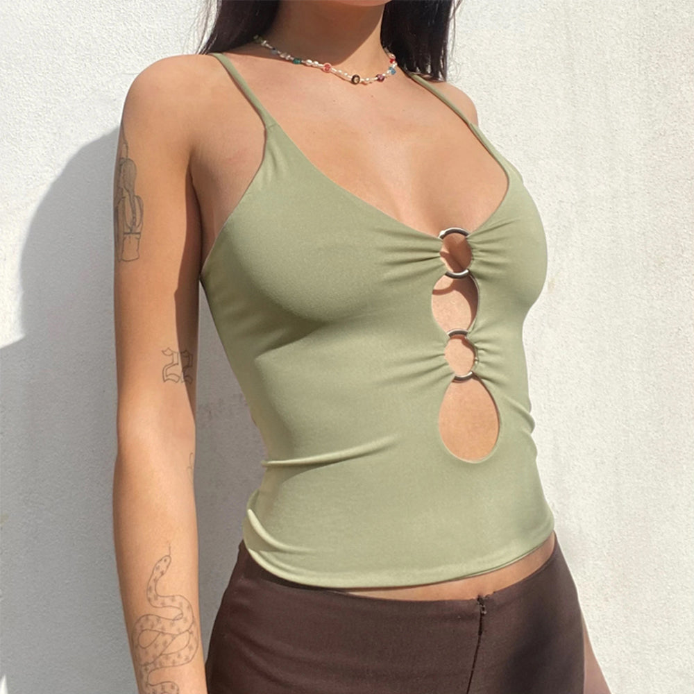 Women Casual Vest Short Crop Top Streetwear Female Knitting Tops Y2K Party Club Shirts