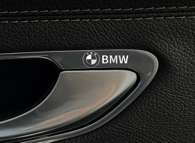 Metalen Autostickers - 4 Stuks